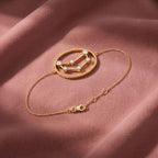 18K Capricorn Constellation Diamond Bracelet — AI cloth, in-house