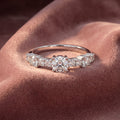 18K Half Eternity Diamond Ring — AI cloth, in-house
