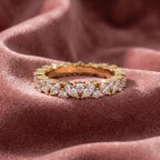 18K Full Eternity Marquise Diamond Ring — AI cloth, in-house