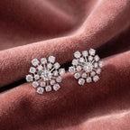 18K Bespoke Diamond Earrings — AI cloth, in-house