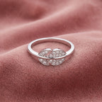 18K Bespoke Pave Diamond Ring — AI cloth, in-house
