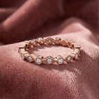 18K Bespoke Diamond Band Ring — AI cloth, in-house