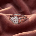 18K Bespoke Baguette Diamond Pave Ring — AI cloth, in-house