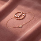 18K Scorpio Constellation Diamond Bracelet — AI cloth, in-house