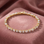 18K Multi Shape Diamond Bracelet — AI cloth, in-house