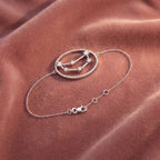 18K Capricorn Constellation Diamond Bracelet — AI cloth, in-house