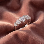 18K Bespoke Heart Diamond Ring — AI cloth, in-house