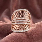 18K Bespoke Diamond Ring — AI cloth, in-house