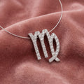 18K Zodiac Diamond Pendant — AI cloth, in-house