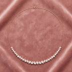 14K Diamond Necklace — AI cloth, in-house