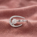 18K Bespoke Round Diamond Ring — AI cloth, in-house