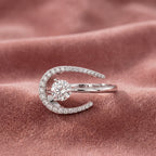 18K Bespoke Round Diamond Ring — AI cloth, in-house