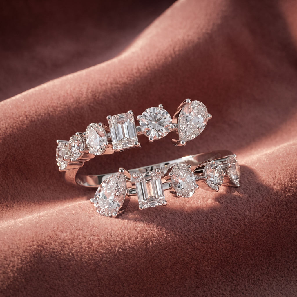18K Bespoke Diamond Ring — AI cloth, in-house
