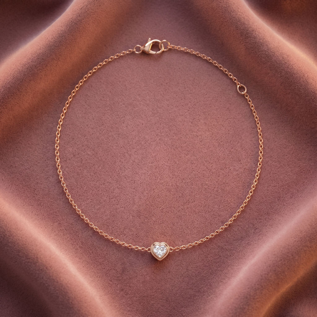 18K Diamond Bracelet — AI cloth, in-house