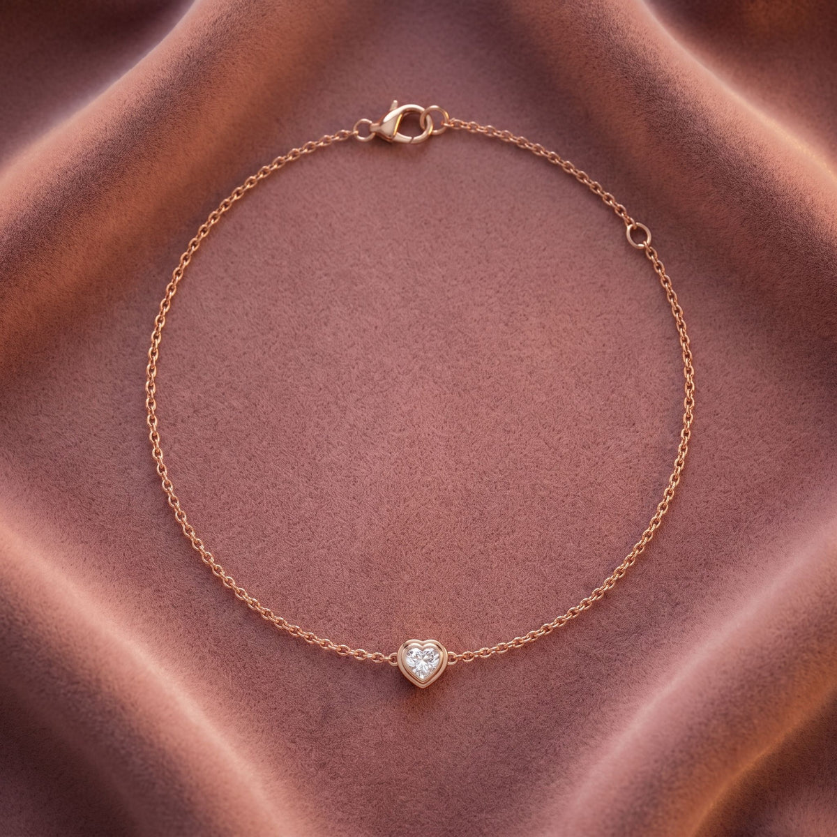 18K Diamond Bracelet — AI cloth, in-house