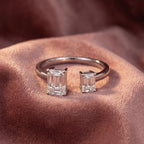18K Bespoke Emerald Diamond Ring — AI cloth, in-house