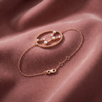 18K Virgo Constellation Diamond Bracelet — AI cloth, in-house