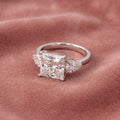 18K Trilogy Diamond Ring — AI cloth, in-house