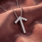 18K Tiwaz Viking Round Diamond Pendant — AI cloth, in-house