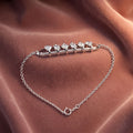 18K Diamond Bar Bracelet — AI cloth, in-house