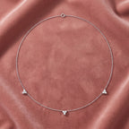 18K Celestial Star and Moon Diamond Necklace — AI cloth, in-house