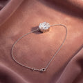 18K Gold Oval Diamond Bracelet — AI cloth, in-house