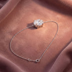 18K Gold Oval Diamond Bracelet — AI cloth, in-house