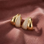14K Bespoke Diamond Earrings — AI cloth, in-house