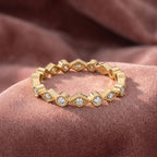 18K Bespoke Diamond Band Ring — AI cloth, in-house