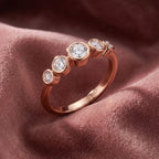 18K Bespoke Round Diamond Ring — AI cloth, in-house