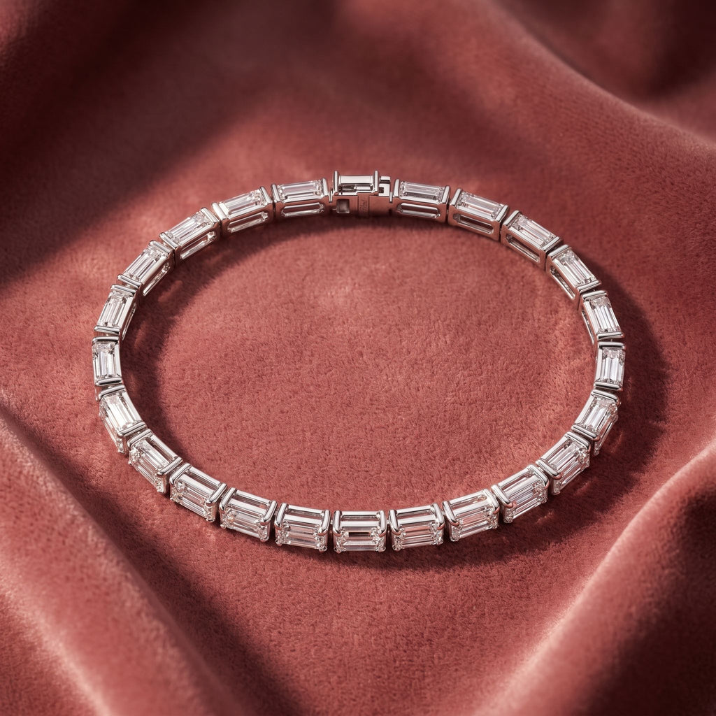 18K Ashoka Diamond Bracelet — AI cloth, in-house