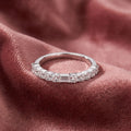 18K Eternity Diamond Ring — AI cloth, in-house
