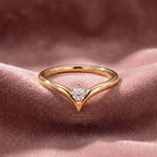 18K Solitaire Diamond Ring — AI cloth, in-house
