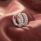 18K Bespoke Diamond Earrings — AI cloth, in-house
