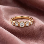18K Bespoke Round Diamond Ring — AI cloth, in-house