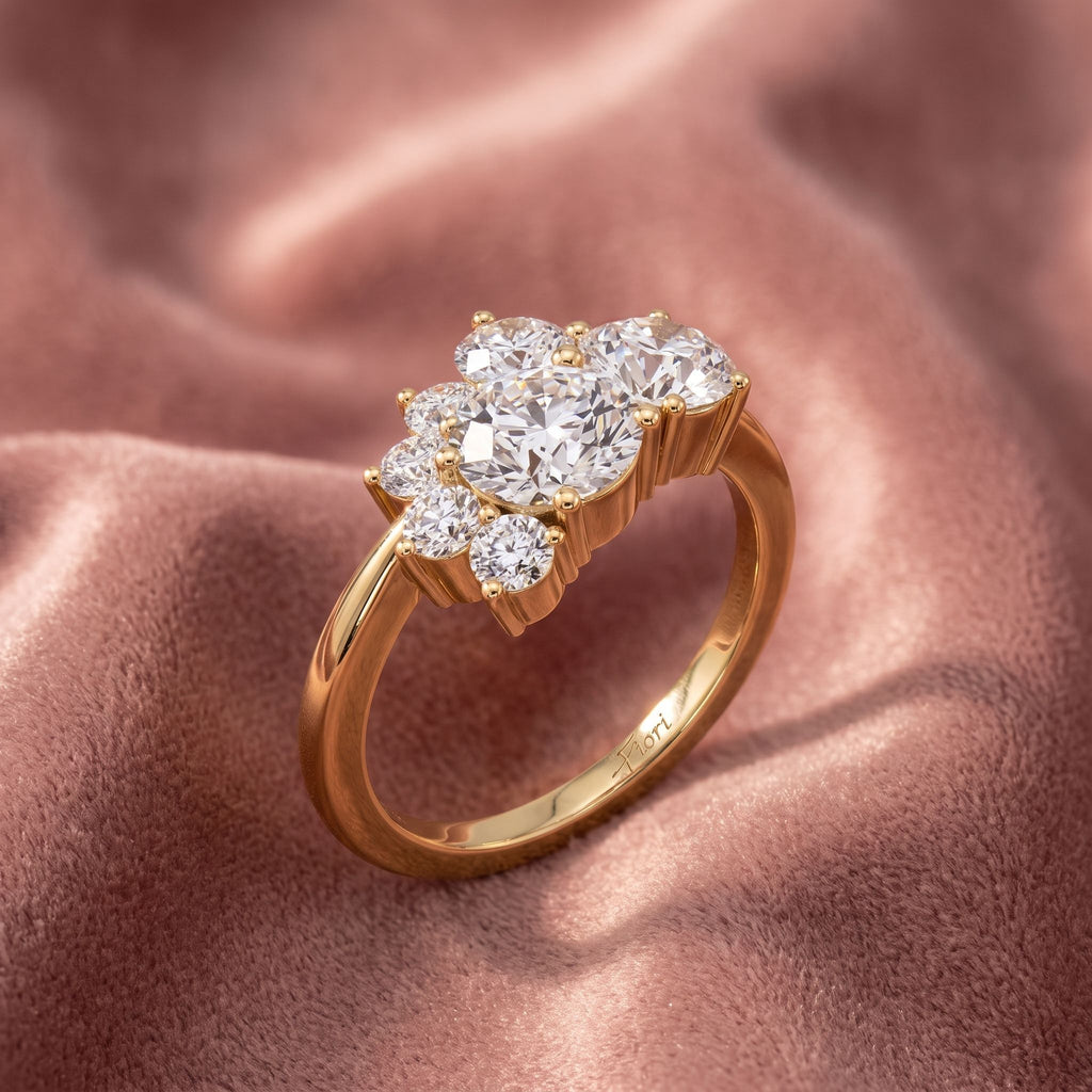 18K Bespoke Diamond Ring — AI cloth, in-house