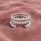 18K Bespoke Diamond Ring — AI cloth, in-house