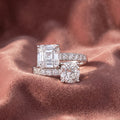 18K Bespoke Cushion Diamond Ring — AI cloth, in-house