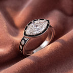 18K Bespoke Marquise Diamond Ring — AI cloth, in-house
