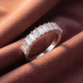 18K Eternity Baguette Diamond Ring — AI cloth, in-house