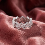 18K Round Diamond Ring — AI cloth, in-house