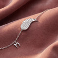 18K Gold Swan Diamond Bracelet — AI cloth, in-house