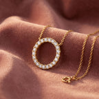 18K Bespoke Diamond Pendant — AI cloth, in-house