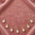 18K Round Diamond Tennis Necklace — AI cloth, in-house