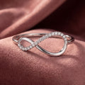 18K Infinity Round Diamond Bracelet — AI cloth, in-house