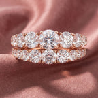 18K Bespoke Round Diamond Ring — AI cloth, in-house