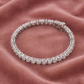 18K Heart Diamond Bracelet — AI cloth, in-house