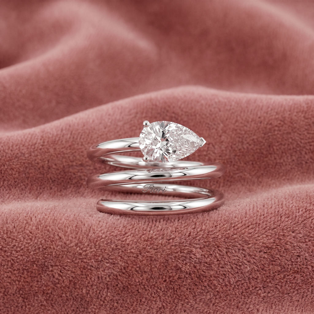 18K Bespoke Diamond Ring — AI cloth, in-house