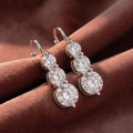18K Diamond Drop Earrings — AI cloth, in-house