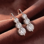 18K Diamond Drop Earrings — AI cloth, in-house